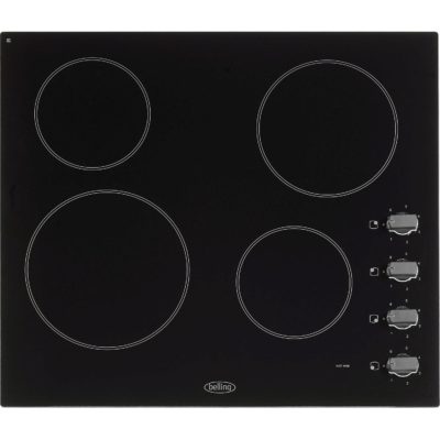 Belling CH60RX 60cm Ceramic Hob with Rotary Controls in Black